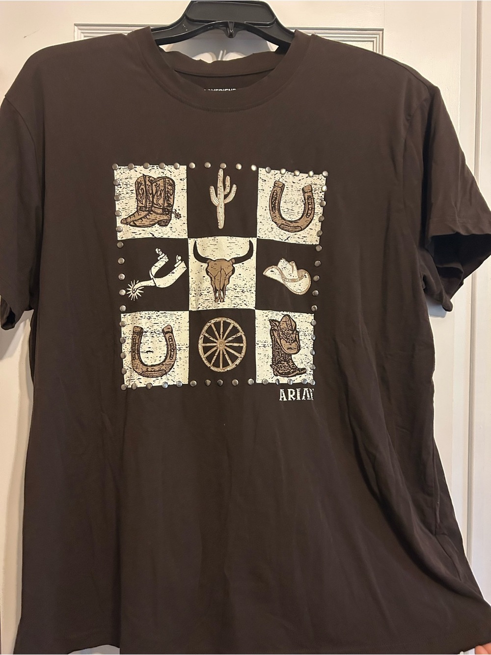 Ariat Brown Short-Sleeve Western Graphic Tee